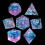 7pcs Resin Spiked Sided Digital Dices For Role Playing Board Game 6