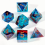 7pcs Polyhedral Sharp Edge Dices For Role Playing Board Games Christmas Gift 6