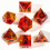 7pcs Polyhedral Sharp Edge Dices For Role Playing Board Games Christmas Gift 1
