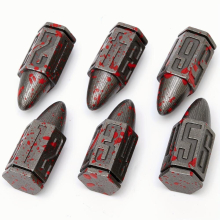 6pcs Metal Polyhedral Dice Set For Role playing Board Games Christmas Gift