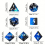 High Clear And Board Game Resin Dice Set Tabletop Dice Accessories 4