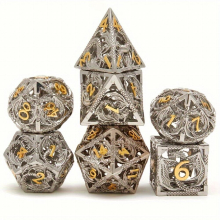 7pcs Polyhedral Role Playing Board Game Dices Sharp Edge Dd Dice Set Halloween Decoration Desktop Game Toys