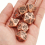 7pcs Metal Solid Polyhedral Dices For Role Playing Board Games Halloween And Christmas Gift 10