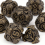 7pcs Brass Gear Wheel Solid Metal Polyhedral Dice Set Suitable For Role Playing Board Game 8