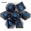7pcs Resin Flowing Eyes Number Sharp Edge Polyhedral Dice Set Suitable For Board Game 1