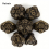 7pcs Brass Gear Wheel Solid Metal Polyhedral Dice Set Suitable For Role Playing Board Game 1