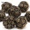 7pcs Brass Gear Wheel Solid Metal Polyhedral Dice Set Suitable For Role Playing Board Game 6