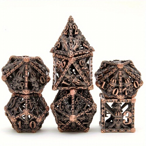 7pcs Polyhedral Board Game Set Digital Teaching Accessories Desktop Game Toy Dice Set