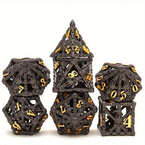 7pcs Polyhedral Board Game Set Digital Teaching Accessories Desktop Game Toy Dice Set 1