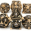 7pcs Hollow Metal Magic Eye Polyhedral Dice Set For Table Games 2