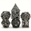 7pcs Polyhedral Board Game Set Digital Teaching Accessories Desktop Game Toy Dice Set 7
