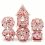 7pcs Hollow Metal Magic Eye Polyhedral Dice Set For Table Games 5