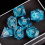 Hand Resin Dice 7 Sets Box Sharp Dice Game Accessories Polyhedron Worker Making Board Game Coc Runner Dice Set 13
