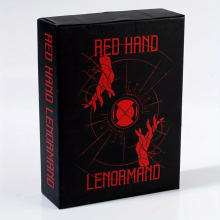 Red Hand Lenormand Gilt Edge With Rigid Box And Booklet Christmas Thanksgiving Years Gift