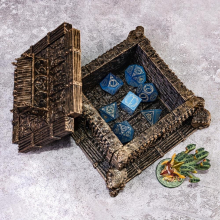 Skull Dice Box Dice Storage Dice Holder For Dice Collectors Game Accessories