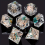 7pcs Sharp Edge Resin Polyhedral Dice Set For Role Playing Table Games 3