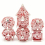 7pcs Hollow Metal Magic Eye Polyhedral Dice Set For Table Games 6