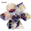 7pcs And Golden Number Sharp Edge Resin Polyhedral Dices Suitable For Role Playing Board Game 3