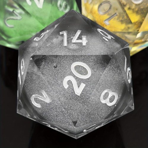 1pc Large Liquid Core Quicksand Dice For Roleplaying Board Game Large Tabletop Game Accessory 2