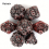 7pcs Silvery And Red Gear Wheel Solid Metal Polyhedral Dice Set Suitable For Role Playing Board Game 3