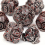 7pcs Silvery And Red Gear Wheel Solid Metal Polyhedral Dice Set Suitable For Role Playing Board Game 8