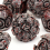 7pcs Silvery And Red Gear Wheel Solid Metal Polyhedral Dice Set Suitable For Role Playing Board Game 9