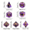 Polyhedral Liquid Core Dragon Eye Dice Set For Tabletop Board Game Accessories Resin Liquid Quicksand Dice 4
