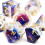 7pcs And Golden Number Sharp Edge Resin Polyhedral Dices Suitable For Role Playing Board Game 6
