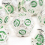 7pcs And Green Gear Wheel Solid Metal Polyhedral Dice Set Suitable For Role Playing Board Game 8