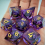 Polyhedral Liquid Core Dragon Eye Dice Set For Tabletop Board Game Accessories Resin Liquid Quicksand Dice 1