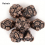7pcs Copper Gear Wheel Solid Metal Polyhedral Dice Set Suitable For Role Playing Board Game 2