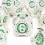 7pcs And Green Gear Wheel Solid Metal Polyhedral Dice Set Suitable For Role Playing Board Game 9