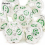 7pcs And Green Gear Wheel Solid Metal Polyhedral Dice Set Suitable For Role Playing Board Game 5