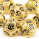 7pcs Golden And Gear Wheel Solid Metal Polyhedral Dice Set Suitable For Role Playing Board Game 5