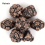 7pcs Copper Gear Wheel Solid Metal Polyhedral Dice Set Suitable For Role Playing Board Game 1