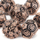 7pcs Copper Gear Wheel Solid Metal Polyhedral Dice Set Suitable For Role Playing Board Game 5