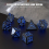 7pcs Rechargeable LED Dice Set Breathing Light Dice For Board Game Accessories 5