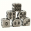 6pcs Solid Dice Set For Cosplay Board Game Halloween And Christmas 6