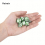 7pcs Green Standard Metal Dices Solid Metal Polyhedral Dice Set Suitable For Role Playing Board Game 10