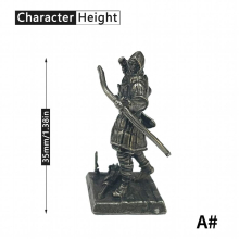 Copper Metal Warrior Arab Knight Soldier Model A Perfect Figurine for Board Games Car Decoration and Boys