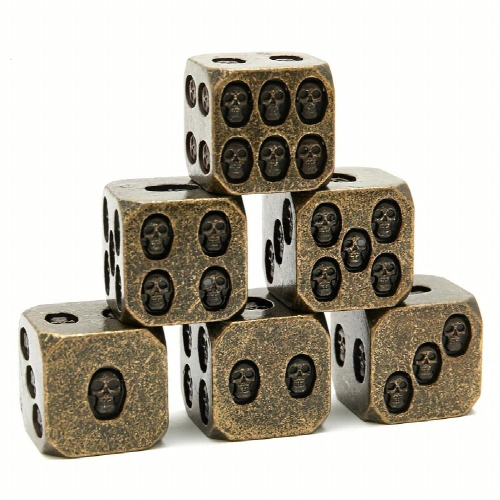 6pcs Solid Dice Set For Cosplay Board Game Halloween And Christmas 2