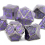 7pcs Purple Silvery Double Swords Metal Solid Polyhedral Dice Set Suitable For Role Playing Board Game 5