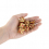 7pcs Golden Red Metal Solid Polyhedral Dice Set Suitable For Role Playing Board Game 9