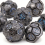 7pcs And Gear Wheel Solid Metal Polyhedral Dice Set Suitable For Role Playing Board Game 7