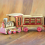 Stall Wooden Train Toy Simulation Three Section Toy Train Hot Solid Wood Train Model Toy 5