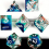 7pcs Resin Sharp Edge Polyhedral Dice Set For Board Games 5