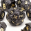 7pcs Gear Wheel Solid Metal Polyhedral Dice Set Suitable For Role Playing Board Game 9