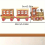 Stall Wooden Train Toy Simulation Three Section Toy Train Hot Solid Wood Train Model Toy 3