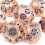 7pcs Red And Gear Wheel Solid Metal Polyhedral Dice Set Suitable For Role Playing Board Game 4