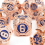 7pcs Red And Gear Wheel Solid Metal Polyhedral Dice Set Suitable For Role Playing Board Game 9